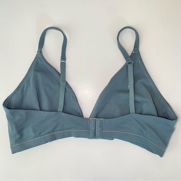 Skims Cotton Jersey Triangle Bralette - Kyanite - 4x - Picture 3 of 7